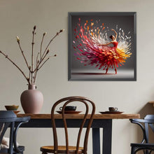 Load image into Gallery viewer, Girl With A Fancy Skirt 40*40CM(Canvas) Full Round Drill Diamond Painting