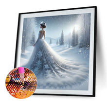 Load image into Gallery viewer, Girl With A Fancy Skirt 40*40CM(Canvas) Full Round Drill Diamond Painting