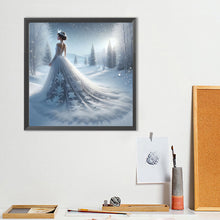 Load image into Gallery viewer, Girl With A Fancy Skirt 40*40CM(Canvas) Full Round Drill Diamond Painting