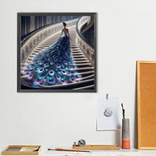 Load image into Gallery viewer, Girl With A Fancy Skirt 40*40CM(Canvas) Full Round Drill Diamond Painting