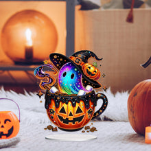 Load image into Gallery viewer, Acrylic Special Shaped Halloween Table Top Diamond Painting Ornament Kits (D)