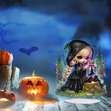 Load image into Gallery viewer, Acrylic Special Shaped Halloween Table Top Diamond Painting Ornament Kits (L)