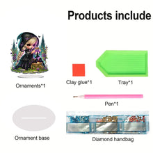 Load image into Gallery viewer, Acrylic Special Shaped Halloween Table Top Diamond Painting Ornament Kits (L)