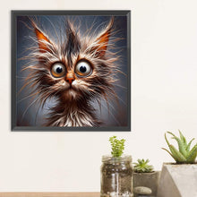 Load image into Gallery viewer, Furry Cat 30*30CM(Canvas) Full Round Drill Diamond Painting