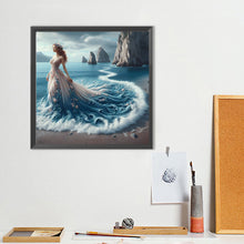 Load image into Gallery viewer, Girl With A Fancy Skirt 40*40CM(Canvas) Full Round Drill Diamond Painting