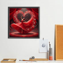 Load image into Gallery viewer, Girl With A Fancy Skirt 40*40CM(Canvas) Full Round Drill Diamond Painting