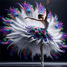 Load image into Gallery viewer, Girl With A Fancy Skirt 40*40CM(Canvas) Full Round Drill Diamond Painting