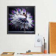 Load image into Gallery viewer, Girl With A Fancy Skirt 40*40CM(Canvas) Full Round Drill Diamond Painting