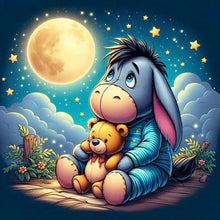 Load image into Gallery viewer, Eeyore And Bear 40*40CM(Canvas) Full Round Drill Diamond Painting