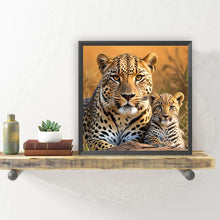 Load image into Gallery viewer, Lion In The Prairie 30*30CM(Canvas) Full Round Drill Diamond Painting