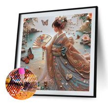 Load image into Gallery viewer, Japanese Beauty 40*40CM(Canvas) Full Round Drill Diamond Painting