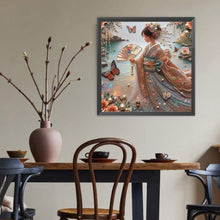 Load image into Gallery viewer, Japanese Beauty 40*40CM(Canvas) Full Round Drill Diamond Painting