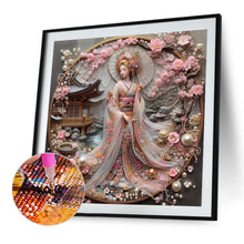 Load image into Gallery viewer, Japanese Beauty 40*40CM(Canvas) Full Round Drill Diamond Painting
