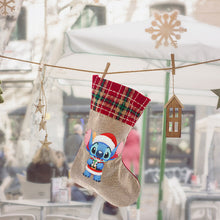 Load image into Gallery viewer, Linen Diamond Painting Christmas Socks 5D Rhinestone Xmas Socks for Kid Gift