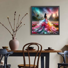 Load image into Gallery viewer, Girl With A Fancy Skirt 40*40CM(Canvas) Full Round Drill Diamond Painting