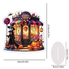Load image into Gallery viewer, Acrylic Halloween Theme Table Top Diamond Painting Ornament Kits (Candy Shop)