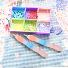 Load image into Gallery viewer, Diamond Painting Art Sticky Drill Dot Pen Stylus Diamond Art Pen (Orange Blue)