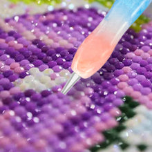 Load image into Gallery viewer, Diamond Painting Art Sticky Drill Dot Pen Stylus Diamond Art Pen (Orange Blue)