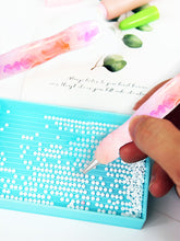 Load image into Gallery viewer, Diamond Painting Art Sticky Drill Dot Pen Stylus Diamond Art Pen (Orange Purple)