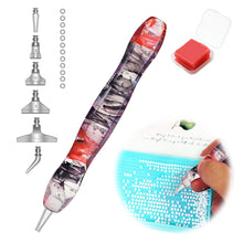 Load image into Gallery viewer, Diamond Painting Art Sticky Drill Dot Pen Stylus Diamond Art Pen (Black Red)
