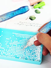 Load image into Gallery viewer, Diamond Painting Art Sticky Drill Dot Pen Stylus Diamond Art Pen (Blue White)