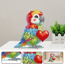Load image into Gallery viewer, 2D Flat Parrot DIY Diamond Painting Kit Acrylic Shaking Head Ornament Gifts