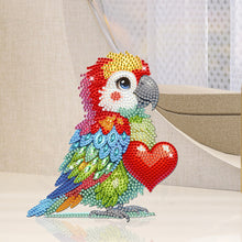 Load image into Gallery viewer, 2D Flat Parrot DIY Diamond Painting Kit Acrylic Shaking Head Ornament Gifts