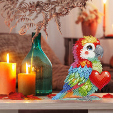 Load image into Gallery viewer, 2D Flat Parrot DIY Diamond Painting Kit Acrylic Shaking Head Ornament Gifts