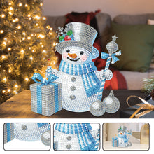 Load image into Gallery viewer, 2D Flat Snowman DIY Diamond Painting Kit Acrylic Shaking Head Ornament Gifts