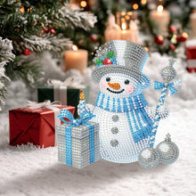 Load image into Gallery viewer, 2D Flat Snowman DIY Diamond Painting Kit Acrylic Shaking Head Ornament Gifts