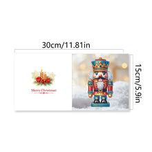 Load image into Gallery viewer, 6PCS DIY Nutcracker Diamond Art Greeting Cards Congratulations Cards & Gifts