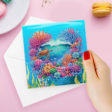 Load image into Gallery viewer, 6PCS DIY Turtle Diamond Art Greeting Cards Congratulations Cards & Gifts