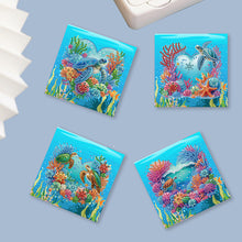 Load image into Gallery viewer, 6PCS DIY Turtle Diamond Art Greeting Cards Congratulations Cards & Gifts