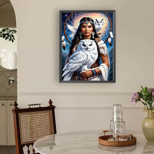 Load image into Gallery viewer, Indian Girl 30*40CM(Canvas) Full Round Drill Diamond Painting