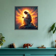 Load image into Gallery viewer, Jesus 30*30CM(Canvas) Full Round Drill Diamond Painting