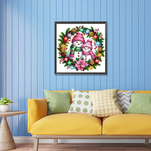 Load image into Gallery viewer, Christmas Snowman 30*30CM(Canvas) Partial Special Shaped Drill Diamond Painting