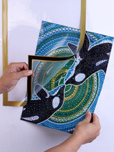 Load image into Gallery viewer, Magnetic Diamond Painting Frame Self Adhesive Desktop Photo Frame (25x35cm Gold)