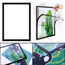 Load image into Gallery viewer, Magnetic Diamond Painting Frame Self Adhesive Photo Frame (25x35cm Black)