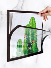 Load image into Gallery viewer, Magnetic Tabletop Photo Frame Self Adhesive Simple for Art Crafts (4)
