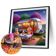 Load image into Gallery viewer, Camping Carriage And Elderly Couple 40*40CM(Canvas) Full Round Drill Diamond Painting