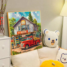 Load image into Gallery viewer, Street Shops 40*40CM(Canvas) Full Round Drill Diamond Painting