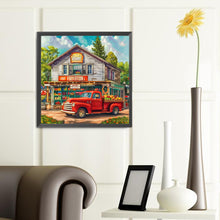 Load image into Gallery viewer, Street Shops 40*40CM(Canvas) Full Round Drill Diamond Painting