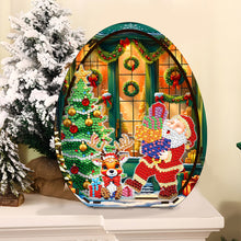 Load image into Gallery viewer, Christmas Wooden Santa Claus Diamond Painting Desktop Ornaments for Bedroom Table Decor