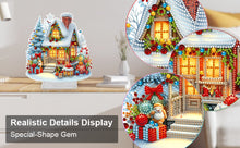 Load image into Gallery viewer, Christmas Acrylic Special Shape House Desktop Diamond Art Kits for Home Decor