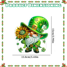 Load image into Gallery viewer, Acrylic Special Shape Sunflower Gnome 5D DIY Diamond Painting Dots Pendant