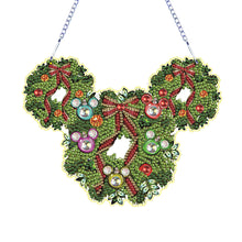 Load image into Gallery viewer, Acrylic 2D Flat DIY Mickey Mouse Wreath DIY Diamond Painting Set Diamond Art Kit