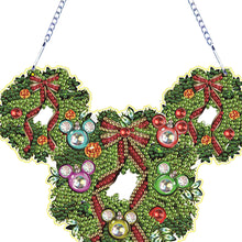 Load image into Gallery viewer, Acrylic 2D Flat DIY Mickey Mouse Wreath DIY Diamond Painting Set Diamond Art Kit