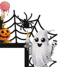 Load image into Gallery viewer, Halloween Cute Ghost Diamond Painting Door Corner Sign for Party Favors