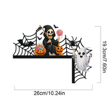 Load image into Gallery viewer, Halloween Cute Ghost Diamond Painting Door Corner Sign for Party Favors