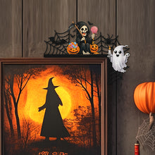 Load image into Gallery viewer, Halloween Cute Ghost Diamond Painting Door Corner Sign for Party Favors